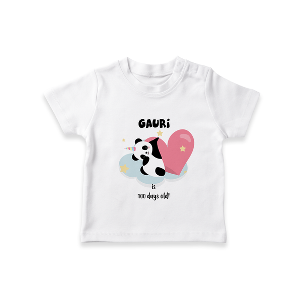 100 Days Old Onesie - Celebrate Your Baby's Special Milestone - Personalised Baby Romper With Name